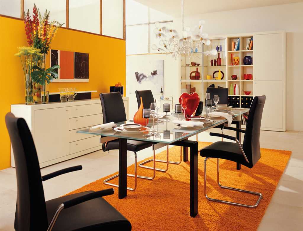 hermoso estilo de dormitorio de color mostaza