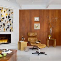 intérieur de chambre lumineux avec panneaux muraux picture
