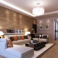 intérieur de chambre à coucher dans la photo de style moderne