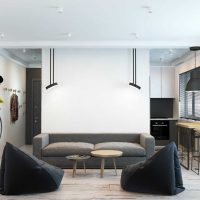 l'idée de l'intérieur d'origine de l'appartement exemple de photo