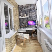 version du beau dessin d'une photo de petit balcon