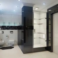 option lumineuse style salle de bain blanche photo
