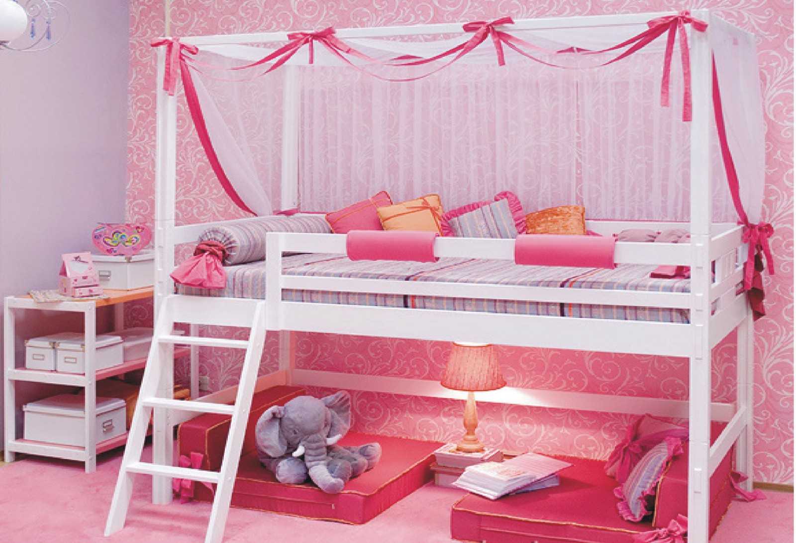 idea de una decoración luminosa para una niña