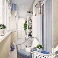 l'idée d'un beau décor d'une petite photo de balcon