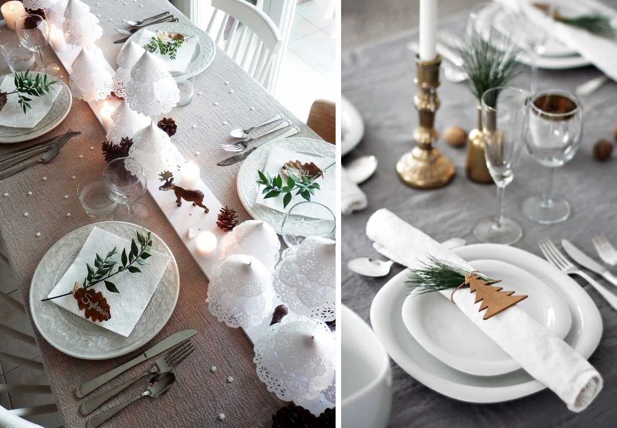l'idée d'une belle décoration de table