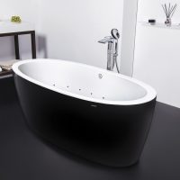 l'idée d'une belle conception d'une image de salle de bain blanche
