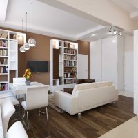 l'idée d'un exemple d'image inhabituel de style appartement
