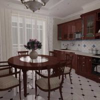 variante de l'intérieur insolite de la cuisine