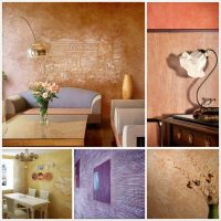 idée d'un bel appartement intérieur avec photo en stuc décoratif