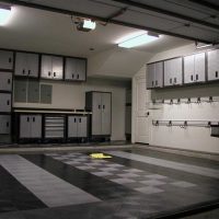 option d'une image intérieure de garage moderne