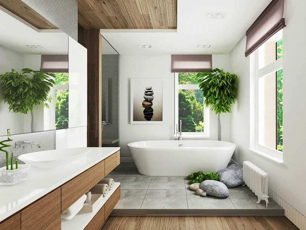 idea del diseño original del baño