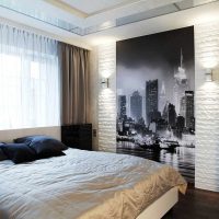 l'idée d'une pierre décorative brillante à l'intérieur de la pièce picture