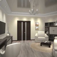 variante de l'intérieur insolite d'un appartement de 2 pièces exemple de photo