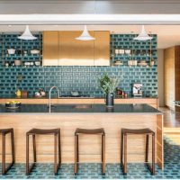L'idée de la conception originale de l'appartement en 2017 photo