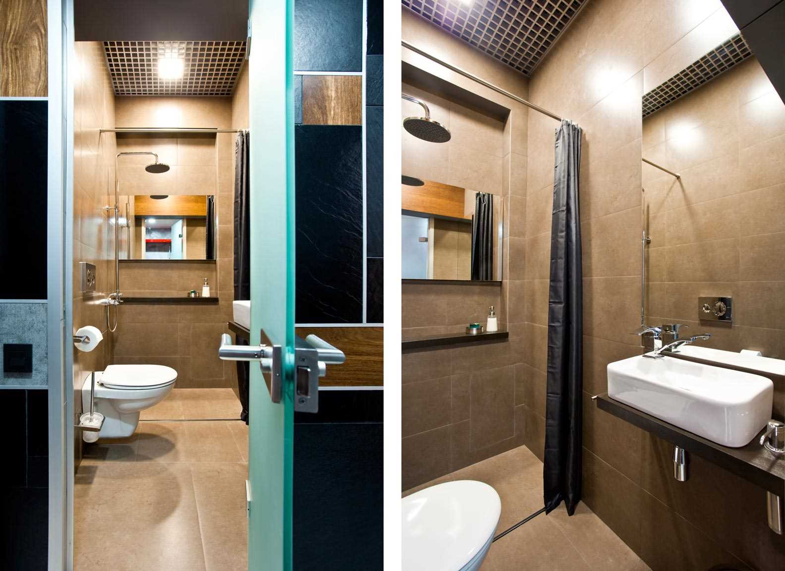 variante del interior brillante del baño