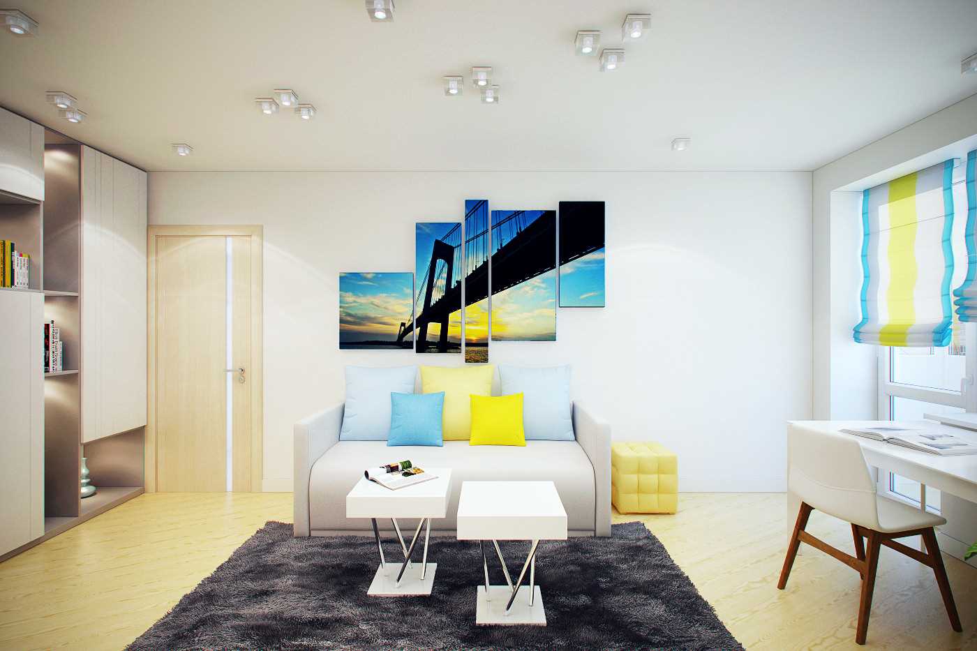 opción de estilo agradable apartamento de 2 habitaciones