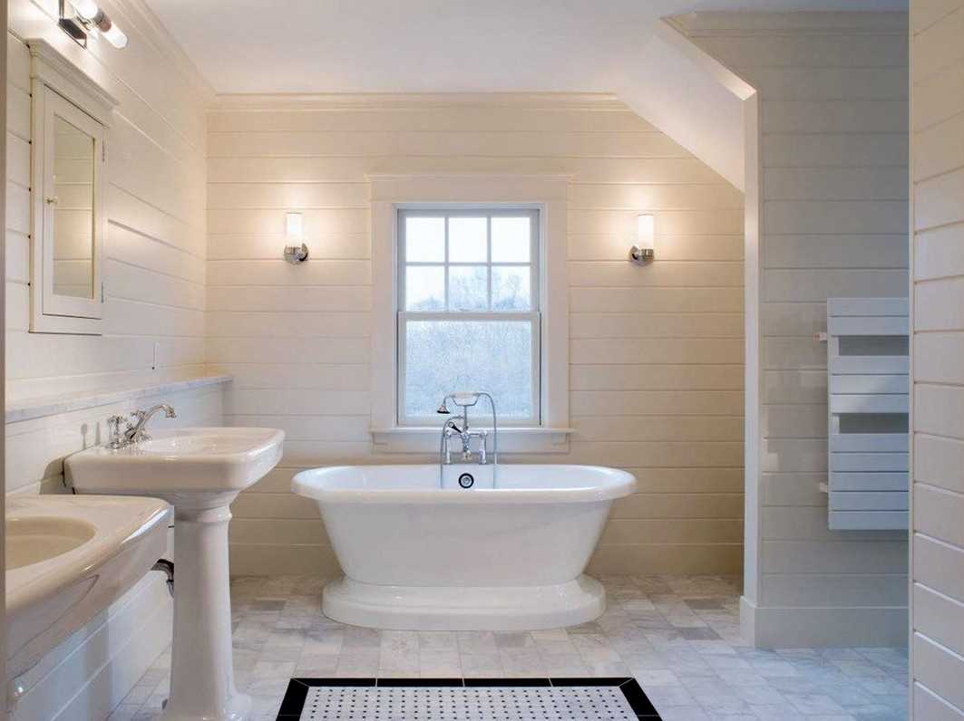 variante del estilo inusual del baño