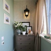 l'idée d'un bel intérieur d'une petite photo de balcon