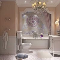 opción de imagen de baño de estilo brillante