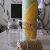 idée de décoration lumineuse d'une image de vase de sol