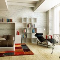 l'idée d'un beau plâtre décoratif à l'intérieur de l'appartement photo