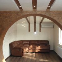 idée de chambre design moderne avec photo voûte