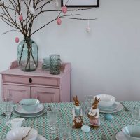 idée de photo de décoration de table insolite