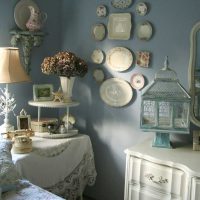 version d'un beau style de chambre avec une cage photo décorative