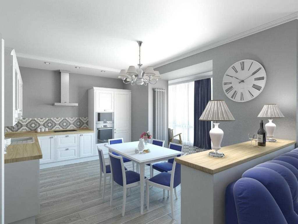 diseño inusual de un apartamento de 2 habitaciones