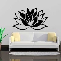 l'idée d'une décoration murale lumineuse dans le salon photo