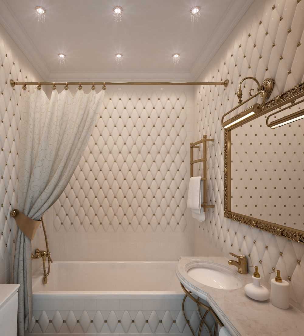 la idea de un hermoso diseño de baño
