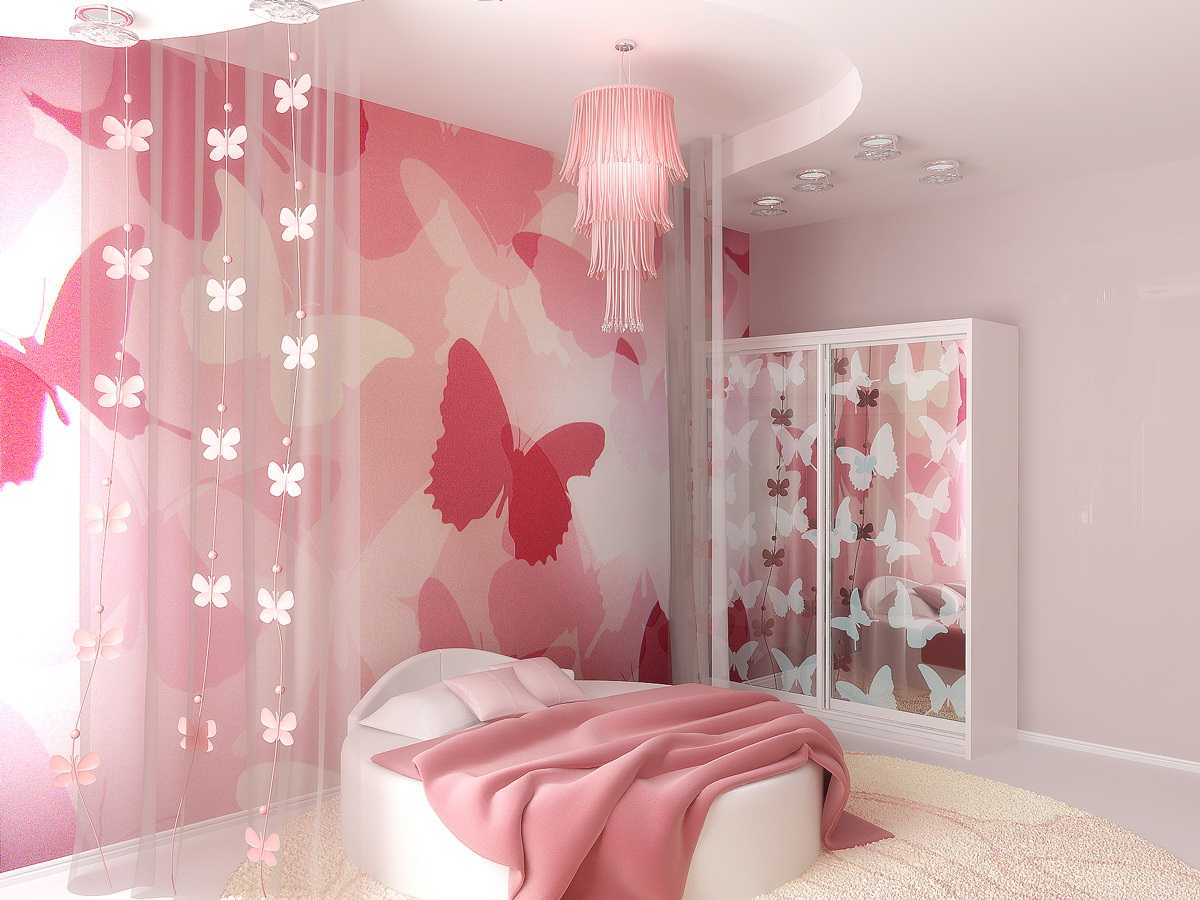 versión de la decoración de la habitación de color para la niña