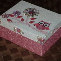 l'idée d'une belle image de décoration de boîte