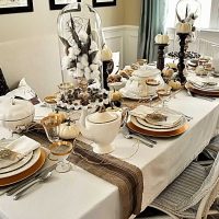 variante d'une image de décoration de table inhabituelle
