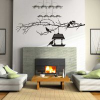 idée de décoration murale originale dans le salon photo