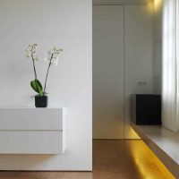 option coins de décoration lumineux dans la photo de l'appartement