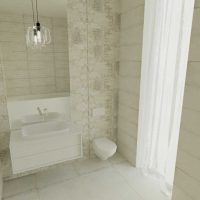 La idea de una hermosa imagen de baño de diseño