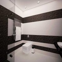 idée d'un bel intérieur d'une image de salle de bain blanche