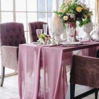 idée de photo de décoration de table lumineuse
