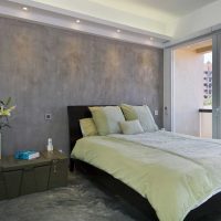 idée de stuc décoratif inhabituel dans la photo de conception de chambre