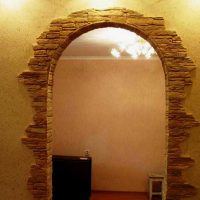 version du bel intérieur du salon avec une image voûtée