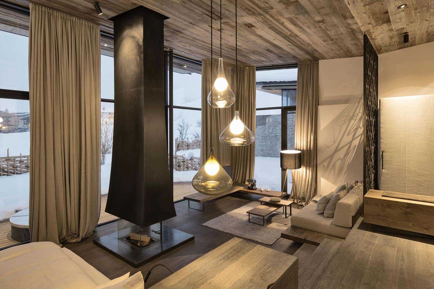 idée de bois brillant dans un style plat