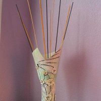 idée de décoration inhabituelle d'une photo de vase de bureau