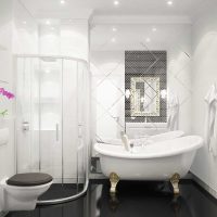 version de l'image de salle de bain blanche de style original