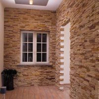 possibilité d'utiliser la brique décorative originale à l'intérieur de l'appartement photo