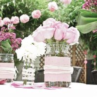 option pour un design lumineux d'un vase photo de bureau