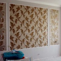 l'idée d'une décoration insolite de murs dans les locaux de la photo