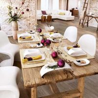 l'idée du design original de l'image de la table