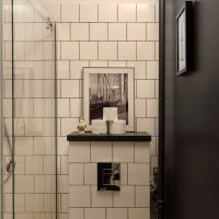 idea de una imagen de baño de estilo brillante