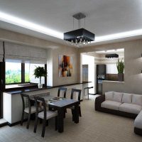 variante d'un bel exemple de photo intérieur d'un appartement